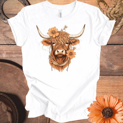 Highland Cow Graphic T-shirt Casual Wear product type