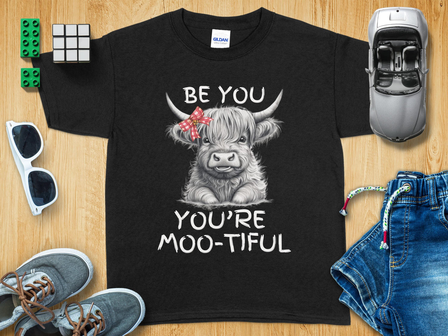 Be You You're Moo-tiful Highland Cow Shirt product type