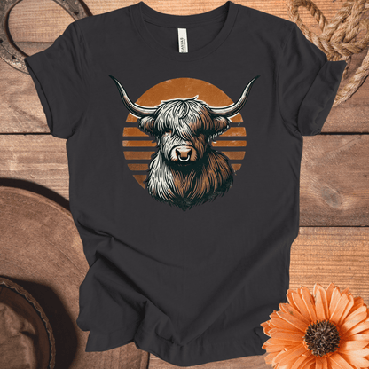 Rustic Highland Cow T-Shirt