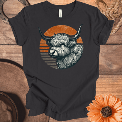 Rustic Highland Cow T-Shirt