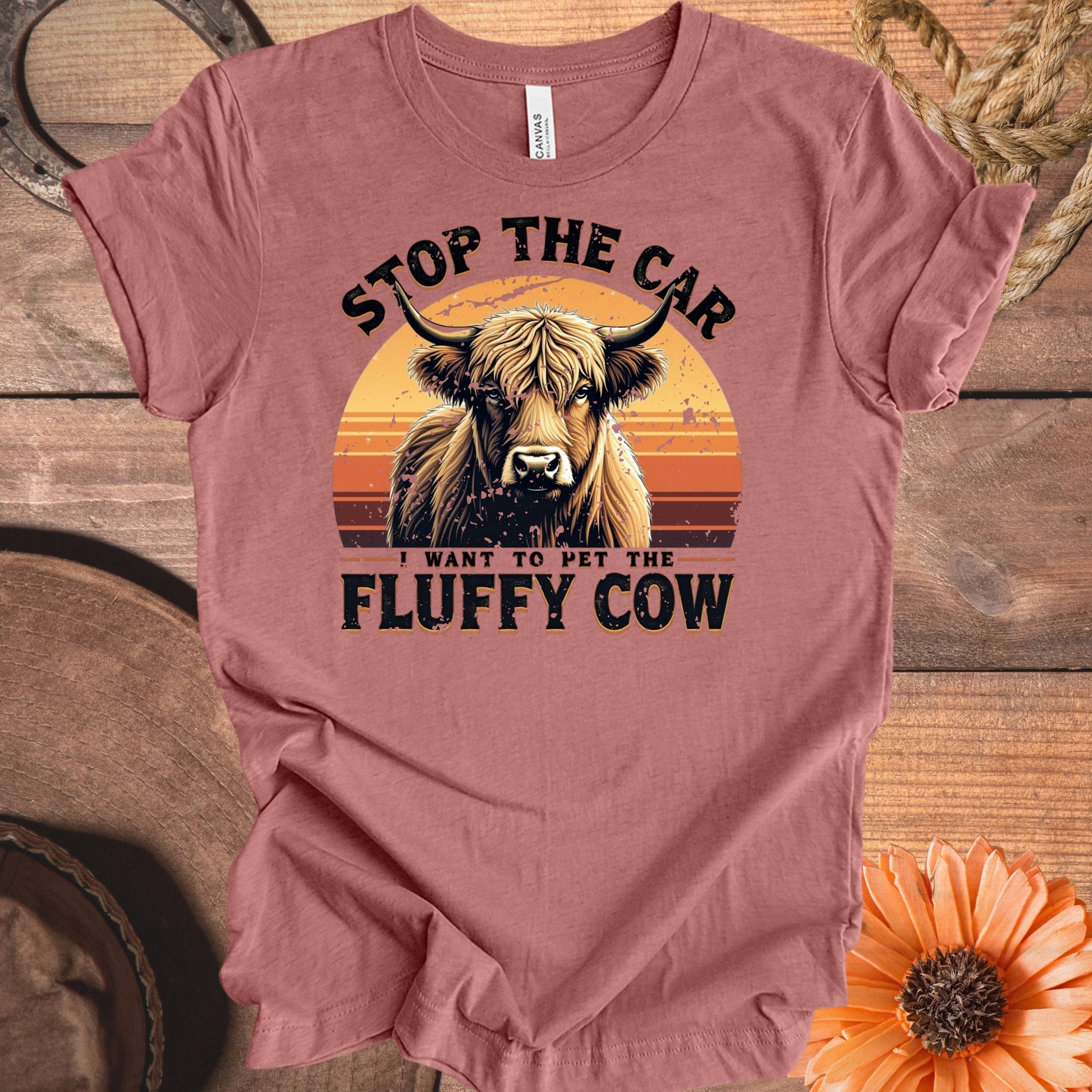 Stop The Car Want To Pet The Fluffy Cow shirt product