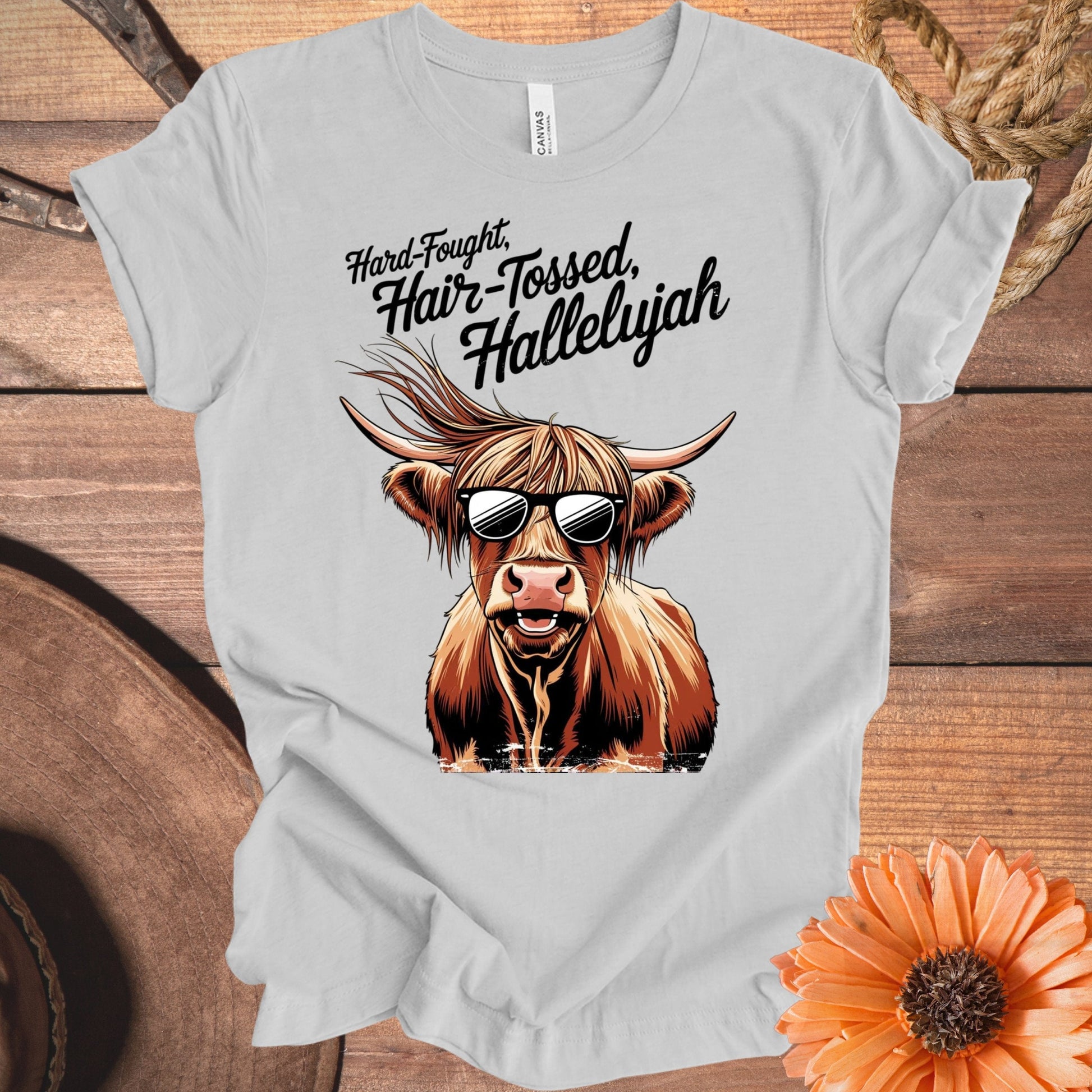 Hard-Fought Hair-Tossed Hallelujah T-Shirt product type