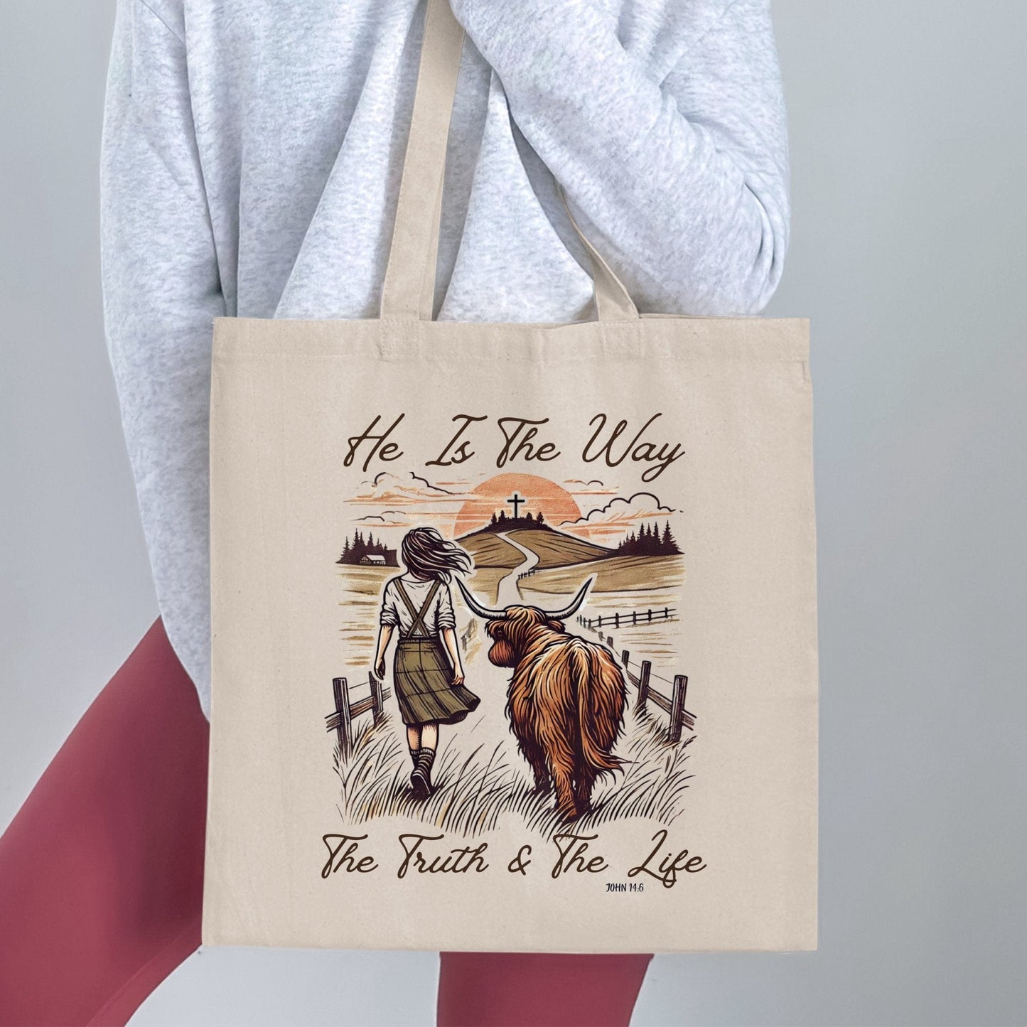 He Is The Way The Truth And The Life Tote Bag Product