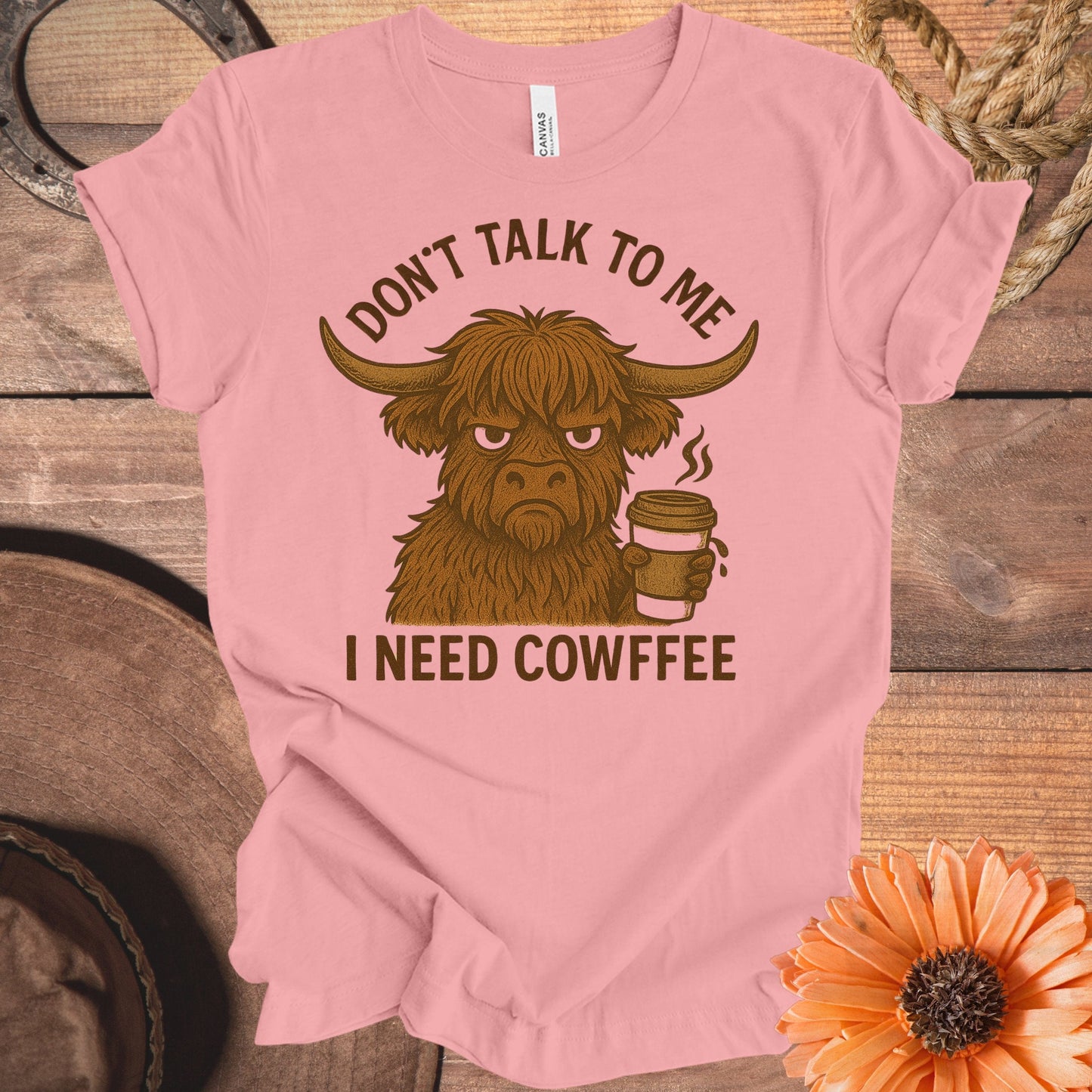 Don't Talk to Me I Need Cowffee T-Shirt product type
