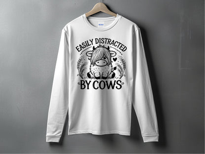 Easily Distracted By Cows Graphic Long Sleeve product type