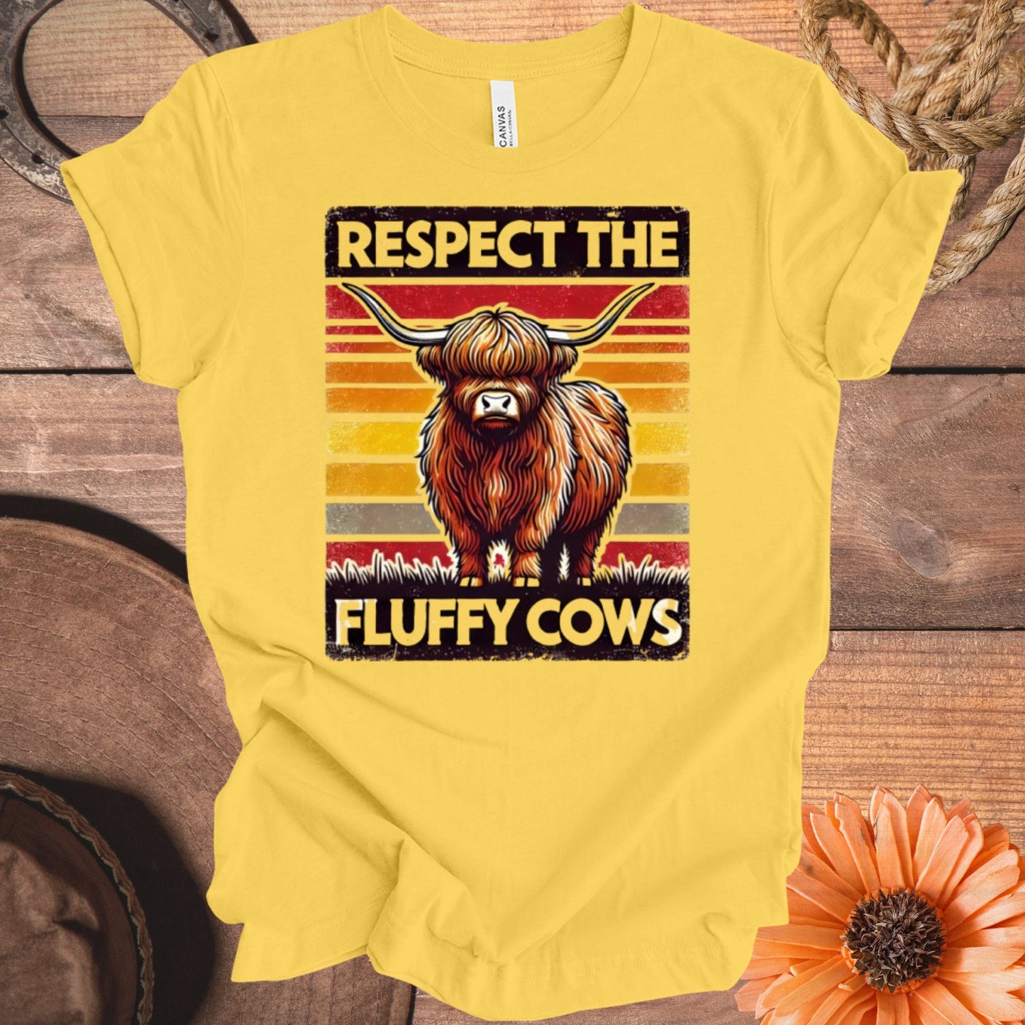 Respect the Fluffy Cows Graphic Tee product