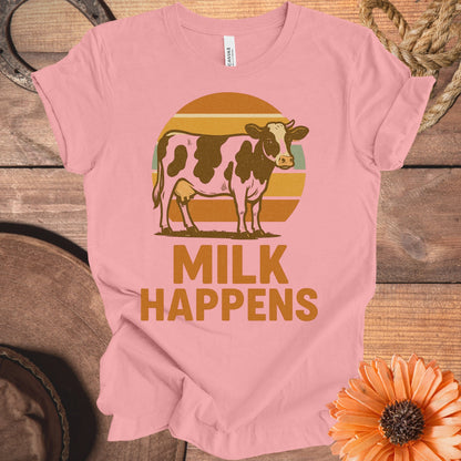 Retro Milk Happens Graphic Tee product type