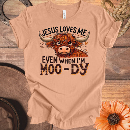 Jesus Loves Me Even When I'm Moo-dy product type