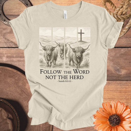 Follow the Word Not the Herd Graphic T-Shirt product type