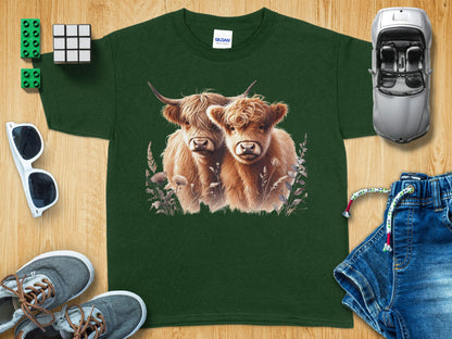 Highland Cows Graphic Design Short Sleeve product type