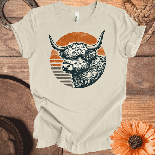 Rustic Highland Cow T-Shirt