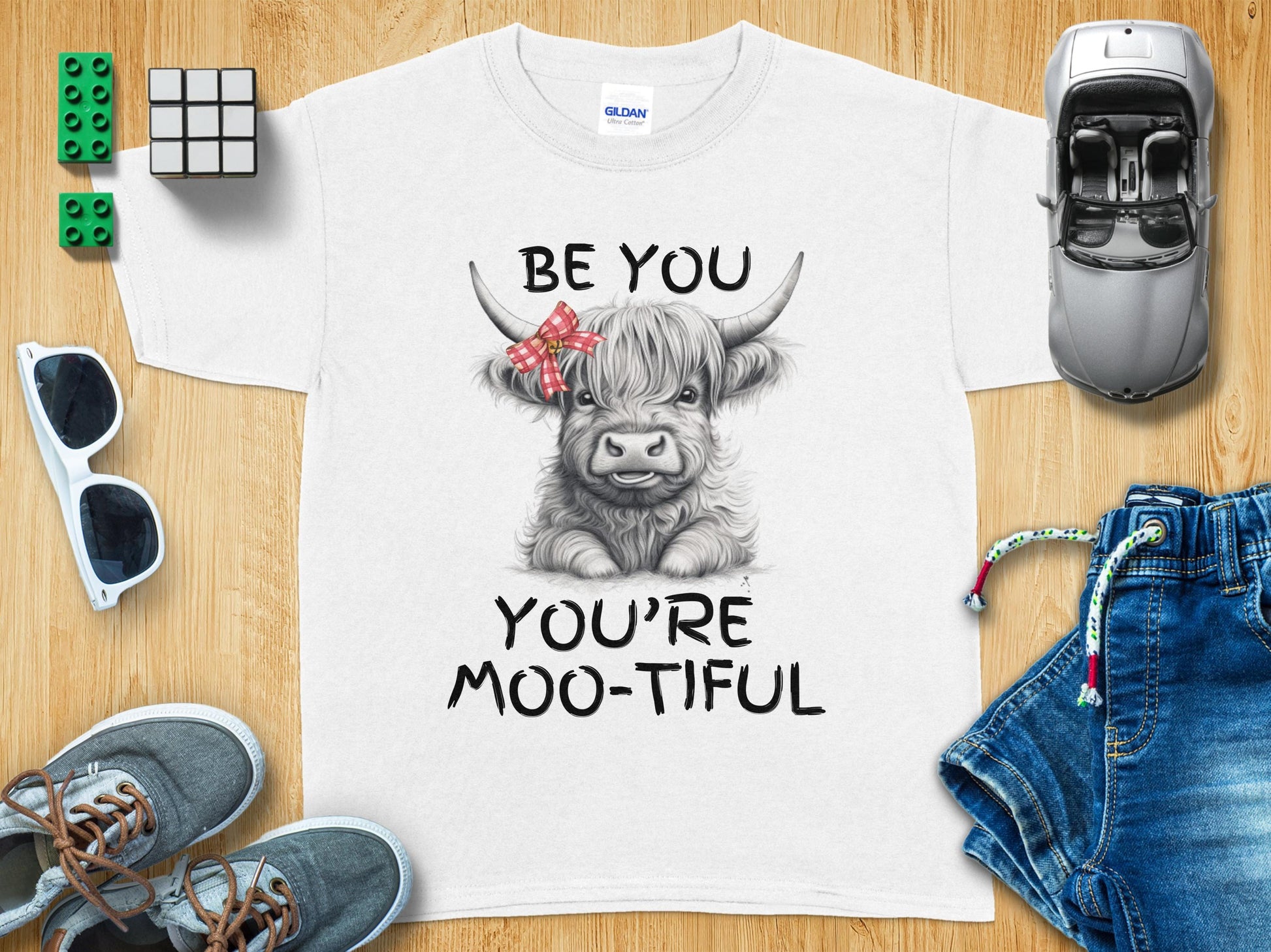 Be You You're Moo-tiful Highland Cow Shirt product