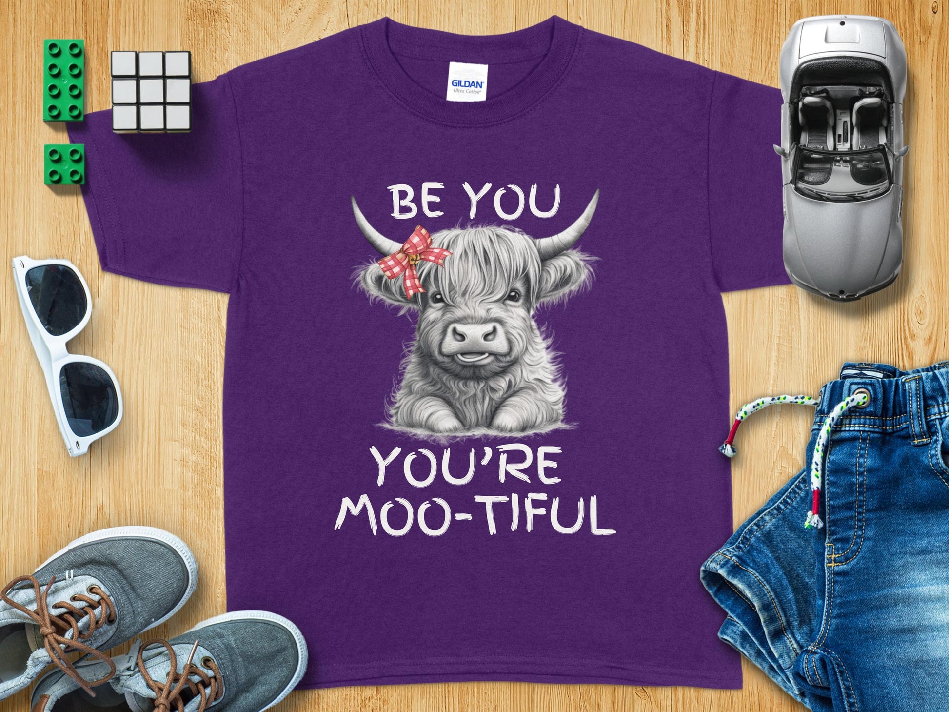 Be You You're Moo-tiful Highland Cow T-Shirt product