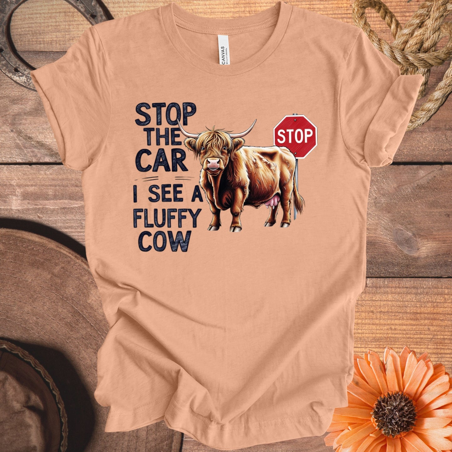Stop The Car I See A Fluffy Cow T-shirt product