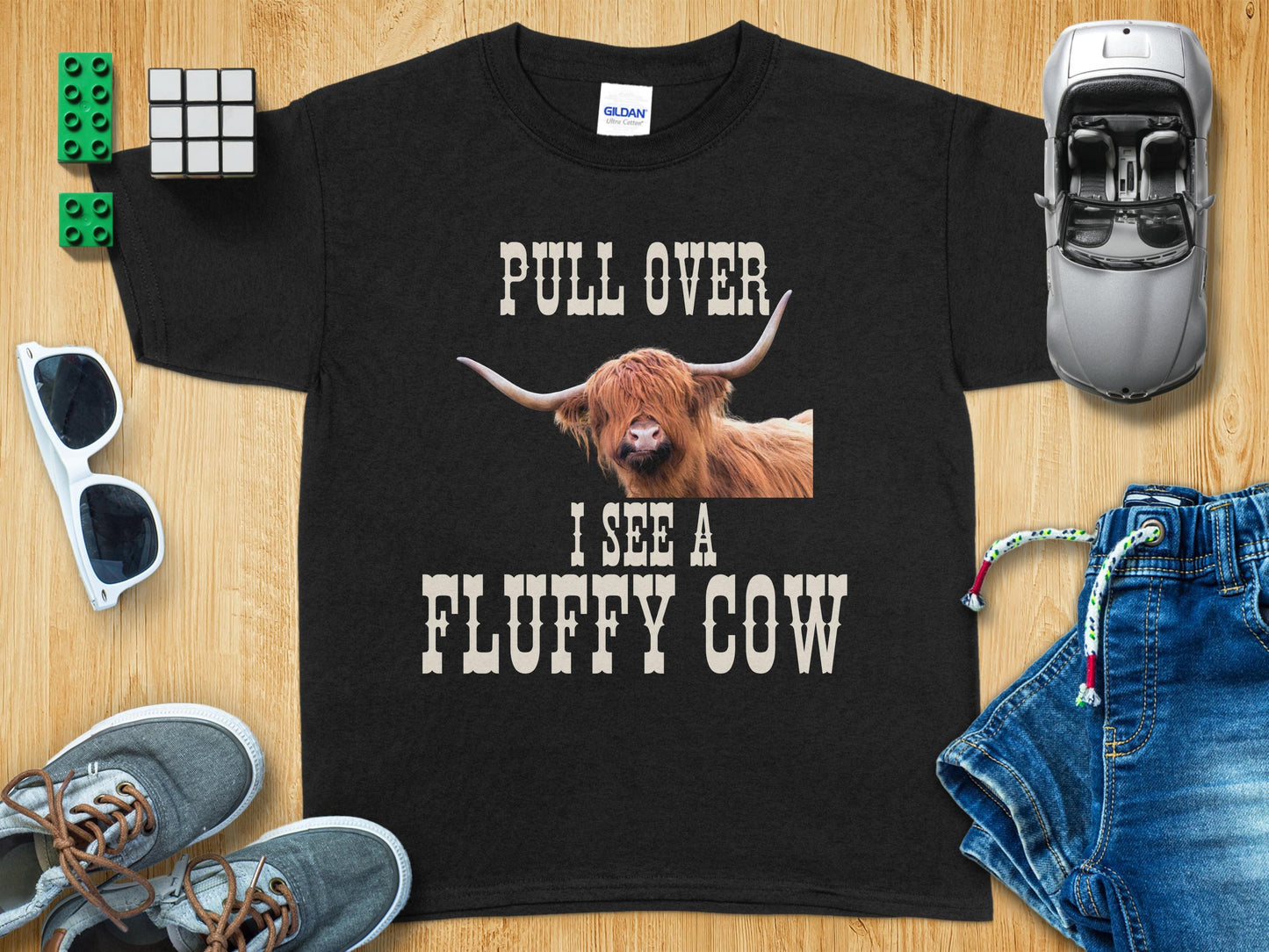 Pull Over I See A Fluffy Cow T-Shirt product