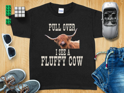 Pull Over I See A Fluffy Cow T-Shirt product