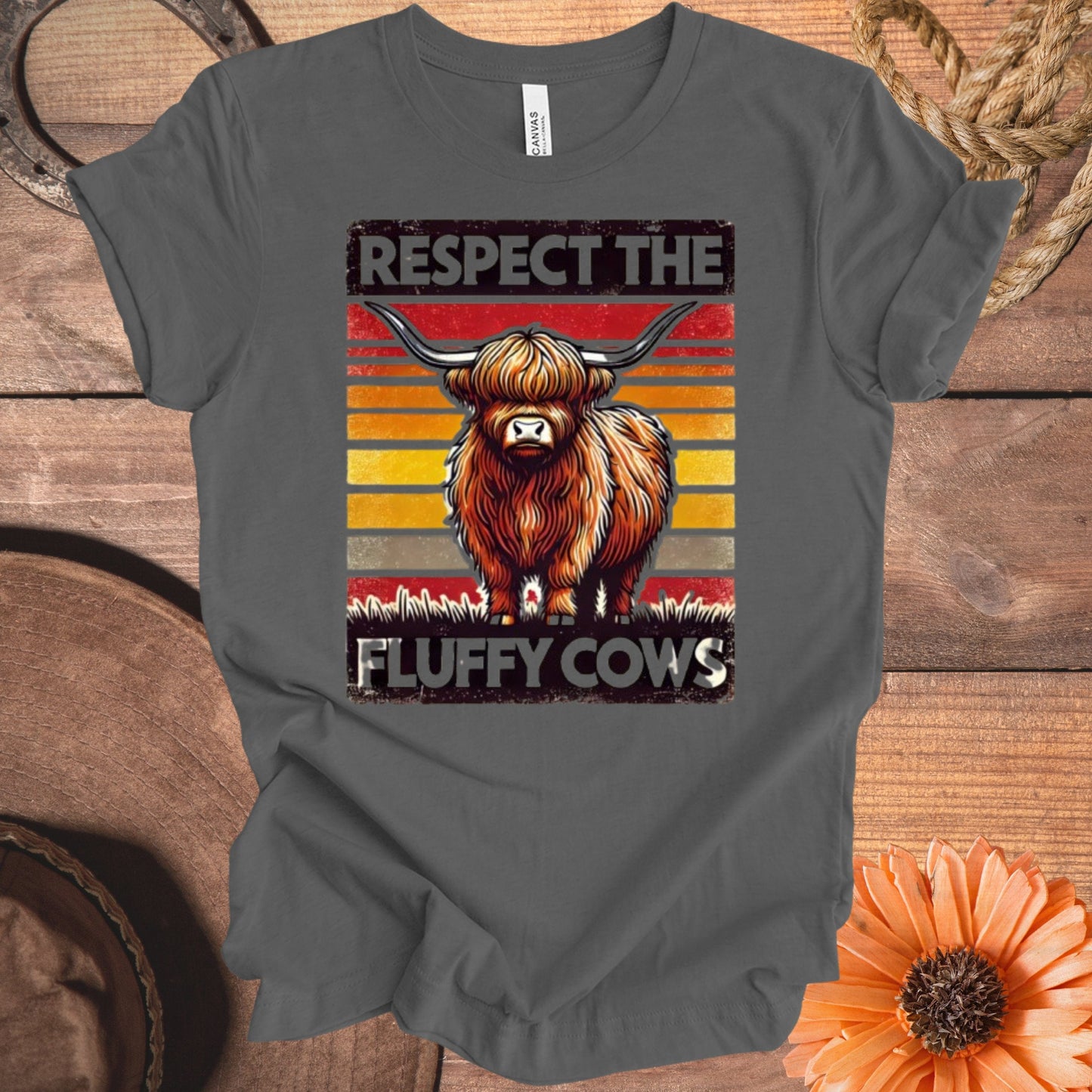 Respect The Fluffy Cows Graphic T-Shirt product