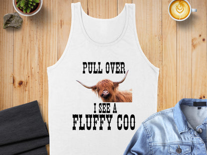 Pull Over I See A Fluffy Coo Tank Top product