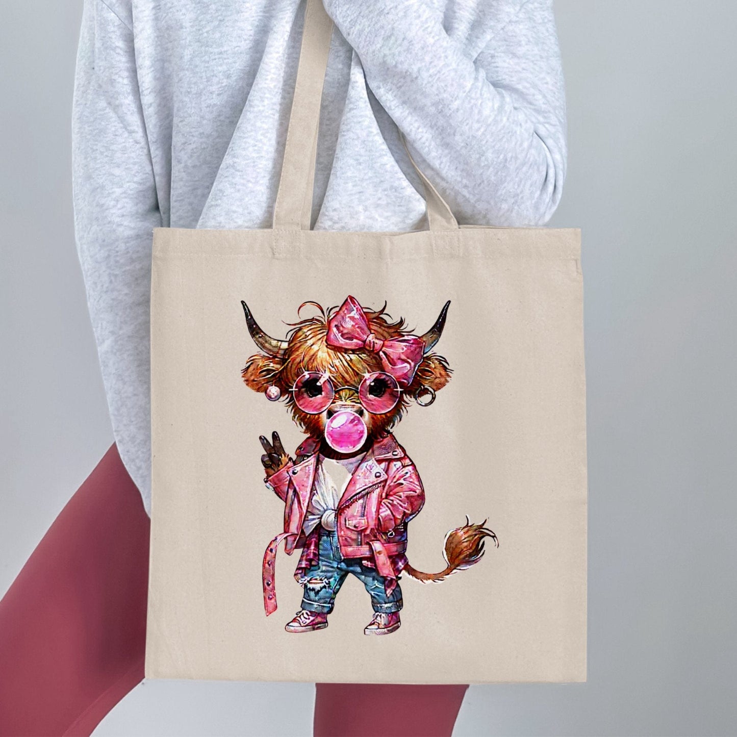 Cute Cartoon Animal Print Shopping Bag product type