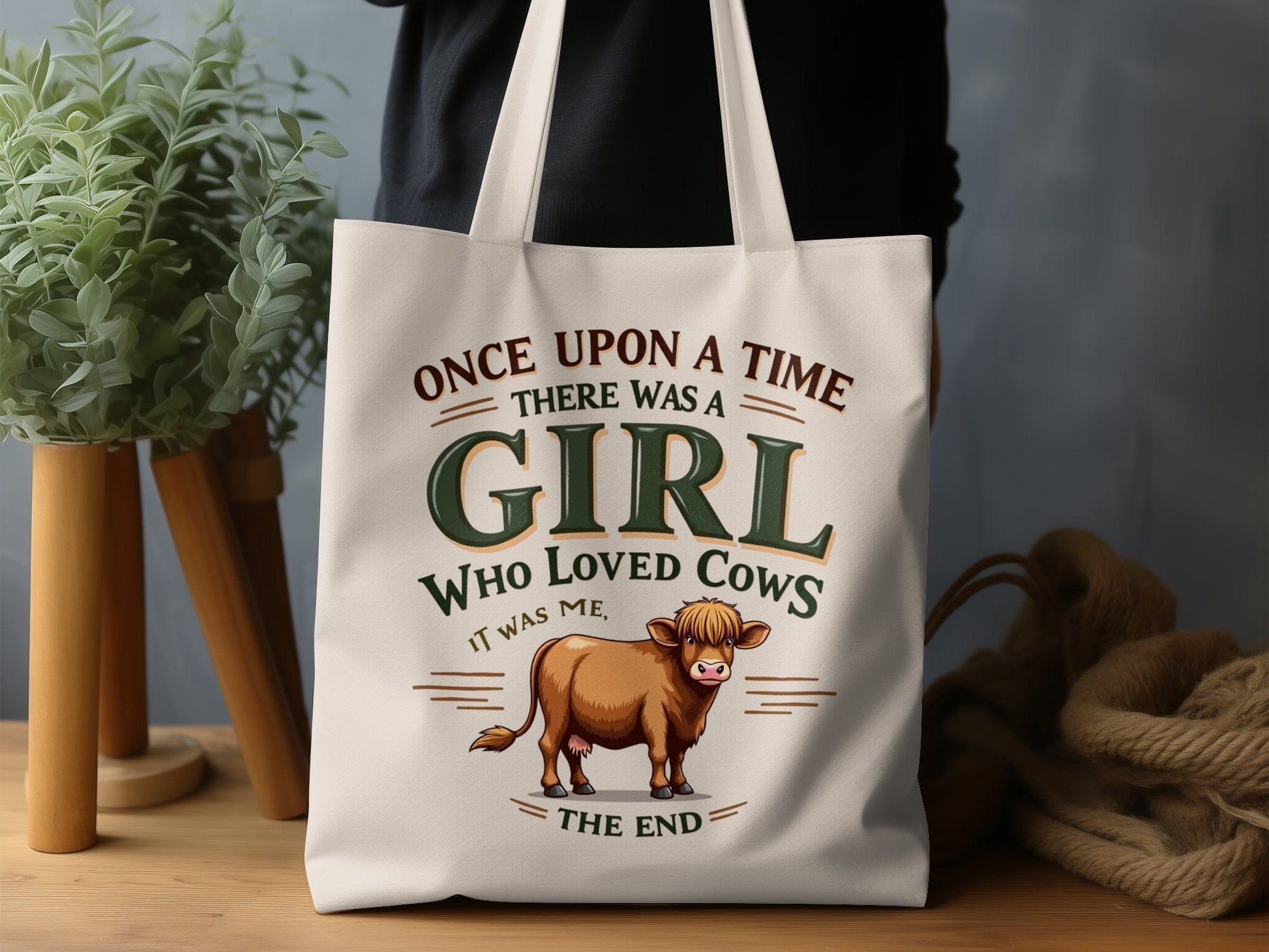Once Upon A Time There Was A Girl Tote Bag Product