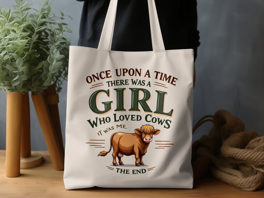 Once Upon A Time There Was A Girl Tote Bag Product