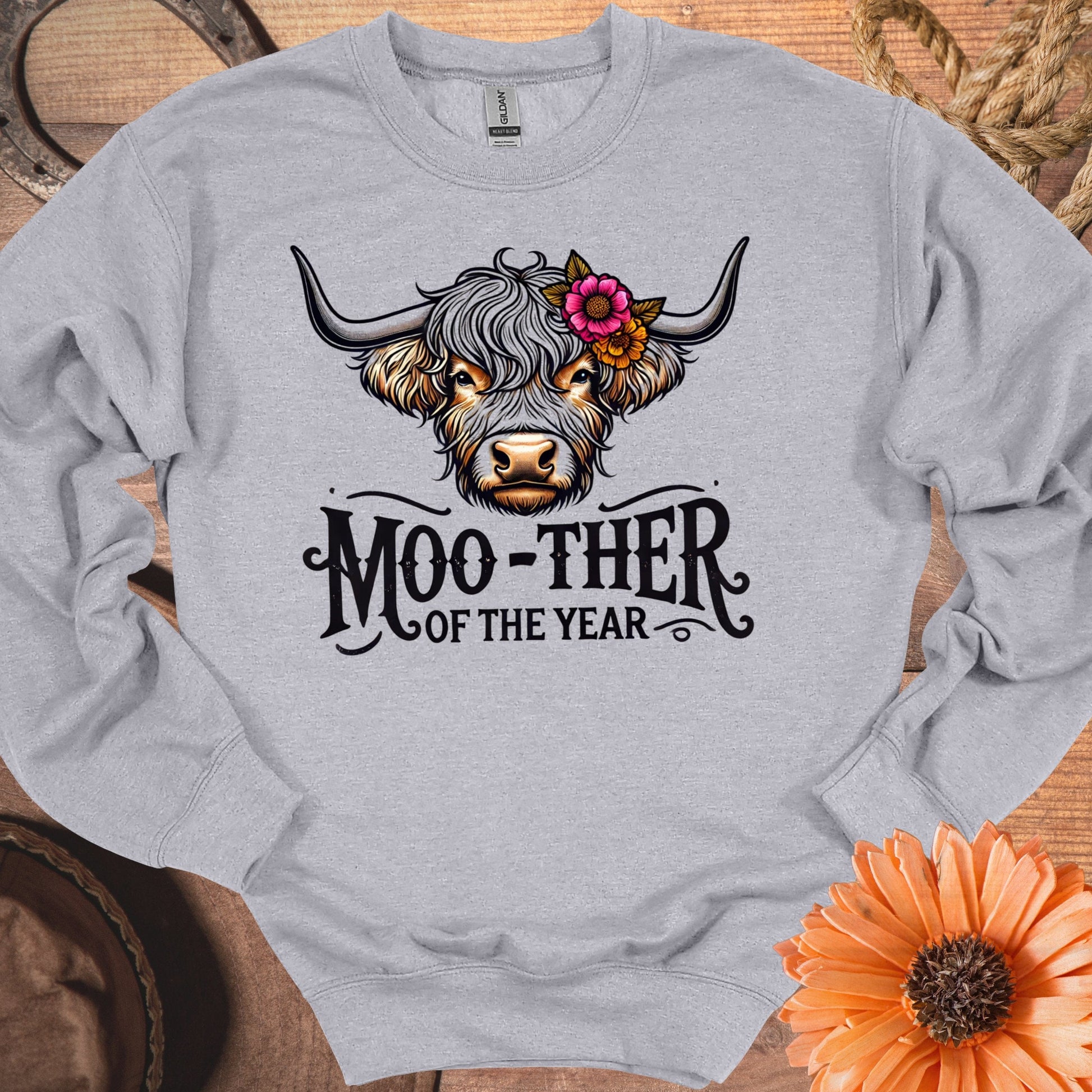 Award Winning Cow Mom Sweatshirt Fashion product
