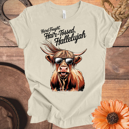 Hard-Fought Hair-Tossed Hallelujah T-shirt product