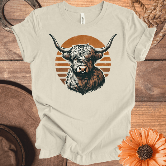 Rustic Highland Cow T-Shirt