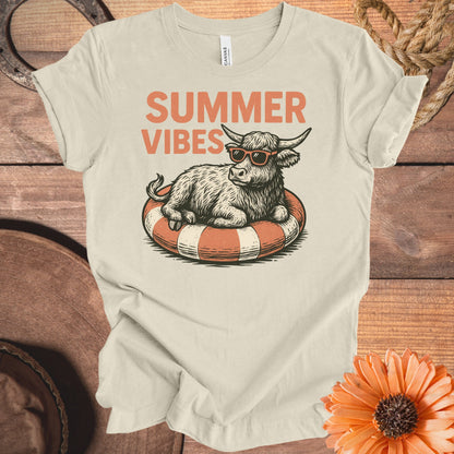 Summer Vibes Bull Design Casual T-Shirt product
