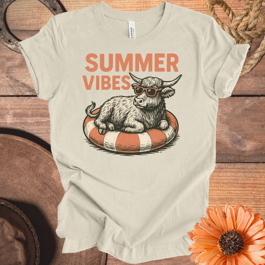 Summer Vibes Bull Design Casual T-Shirt product