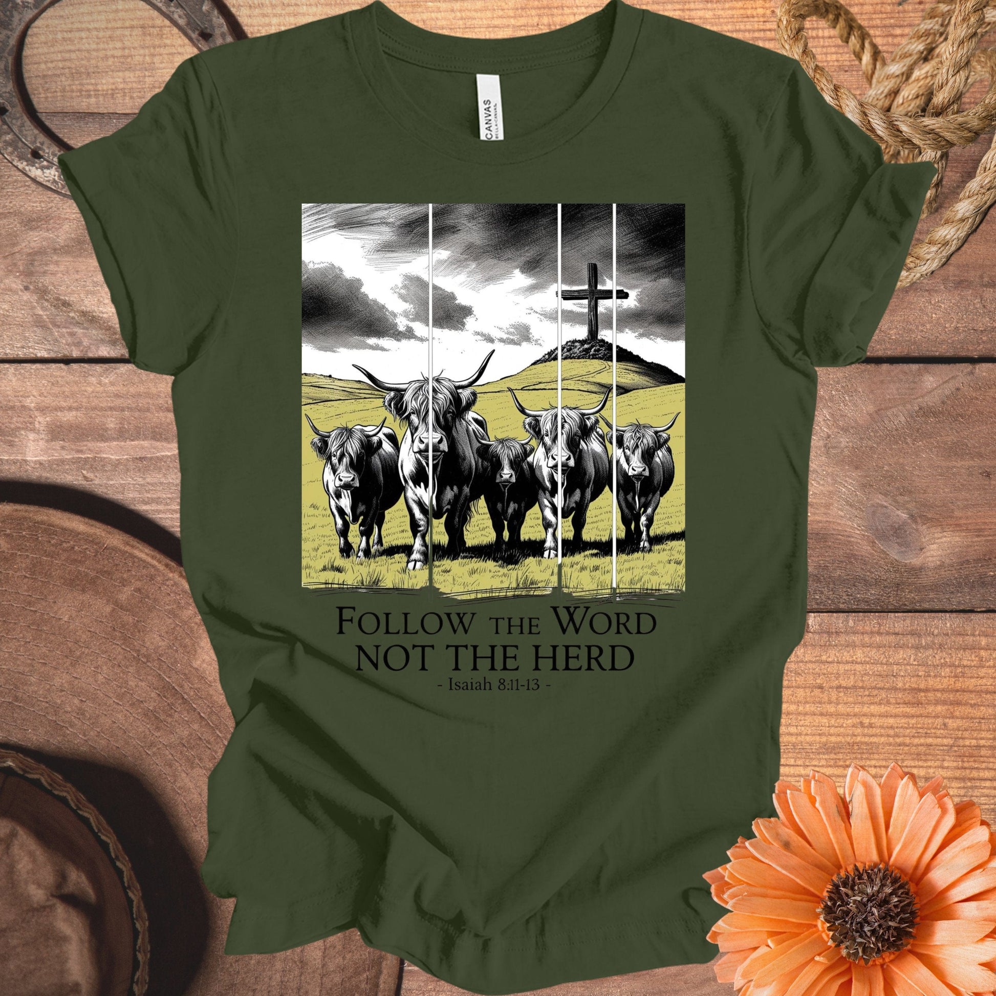 Follow The Word Not The Herd Christian T-shirt product