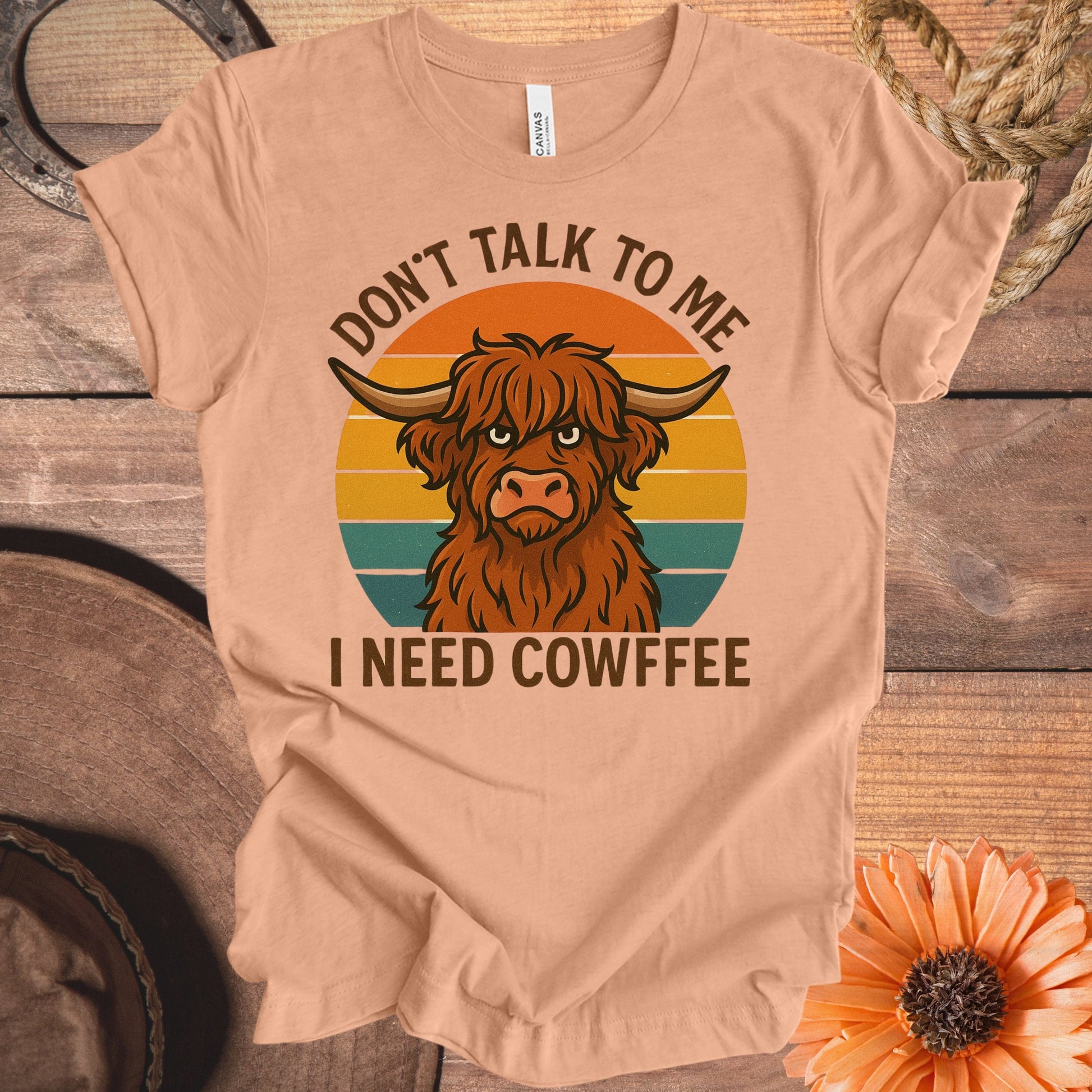 Don't Talk To Me I Need Cowffee T-shirt product
