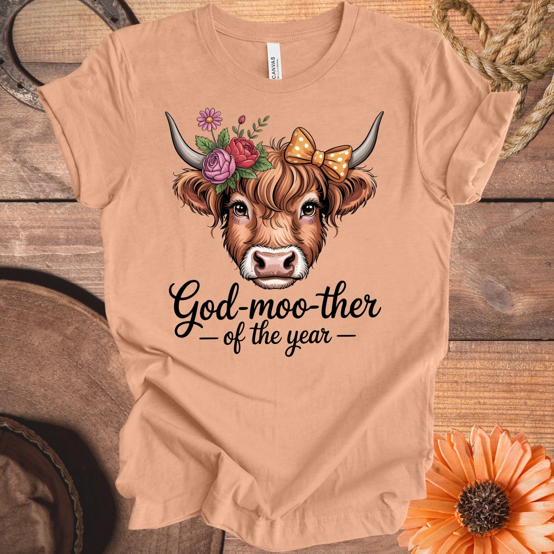 God-moo-ther of the Year Graphic T-Shirt product type
