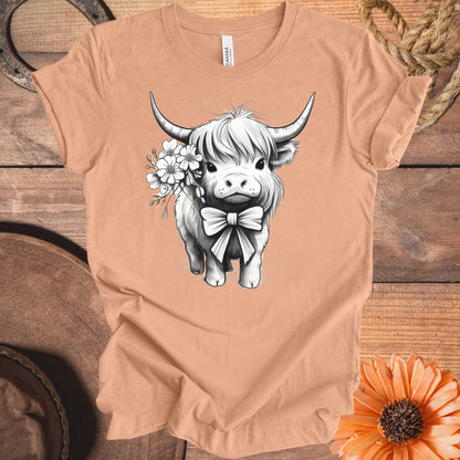 Charming High-Land Cow Graphic T-Shirt product
