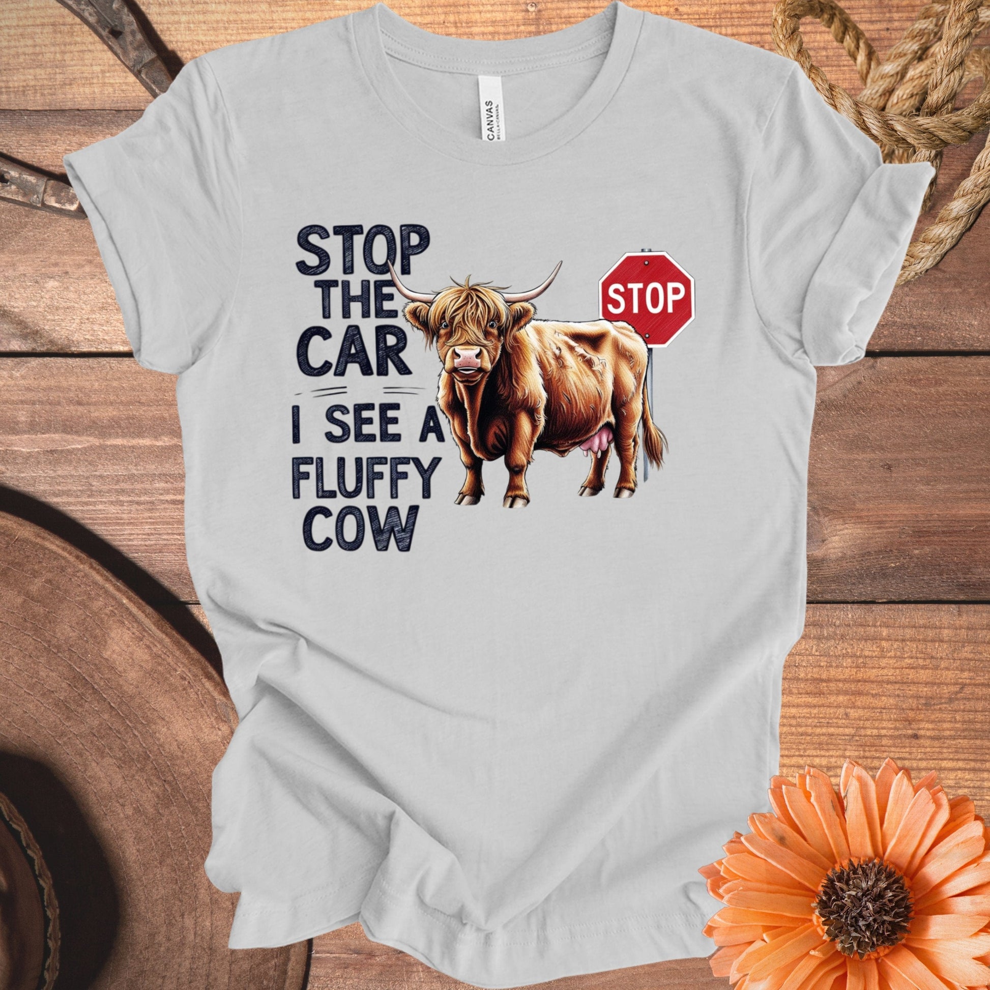 Stop The Car I See A Fluffy Cow T-shirt product