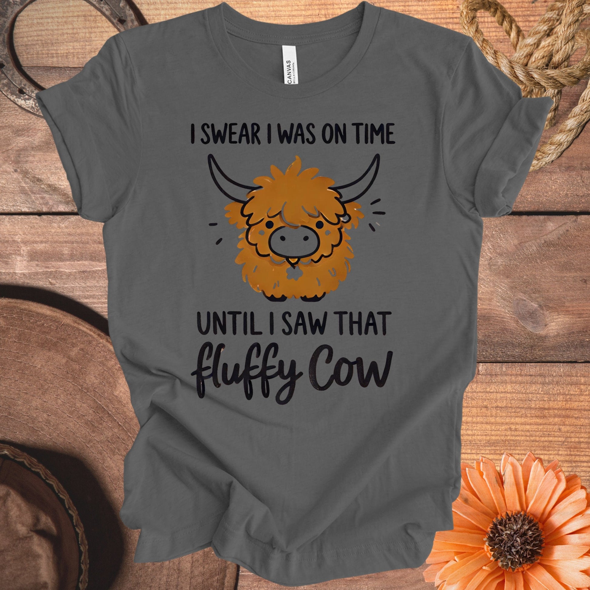 I Swear I Saw That Fluffy Cow Graphic Tee product type