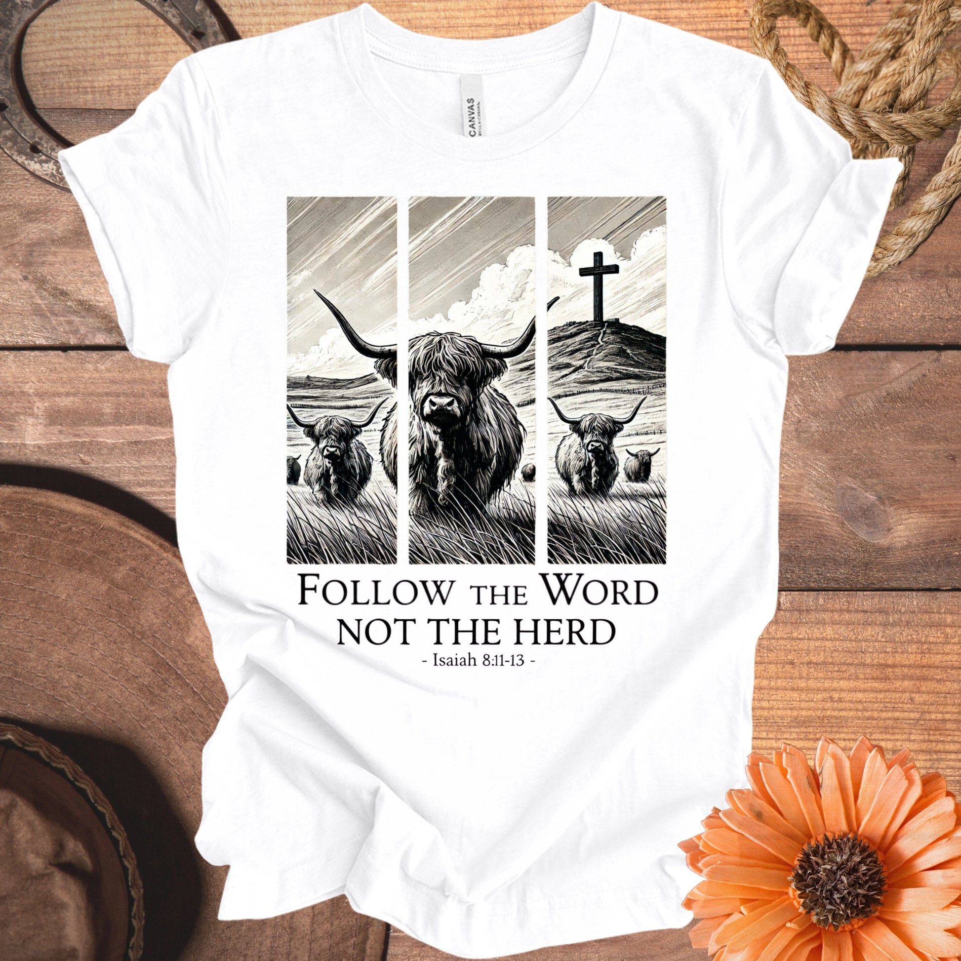 Follow The Word Not The Herd Graphic Tee product type