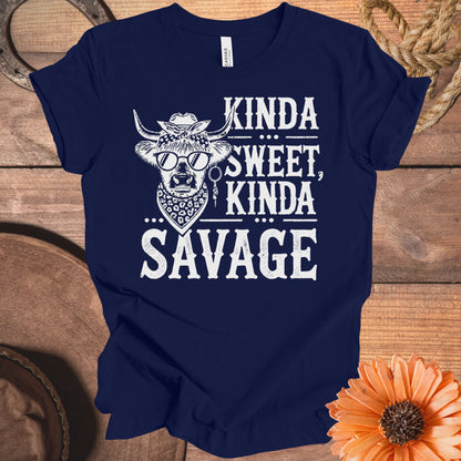 Kinda Sweet Kinda Savage Graphic T-Shirt product