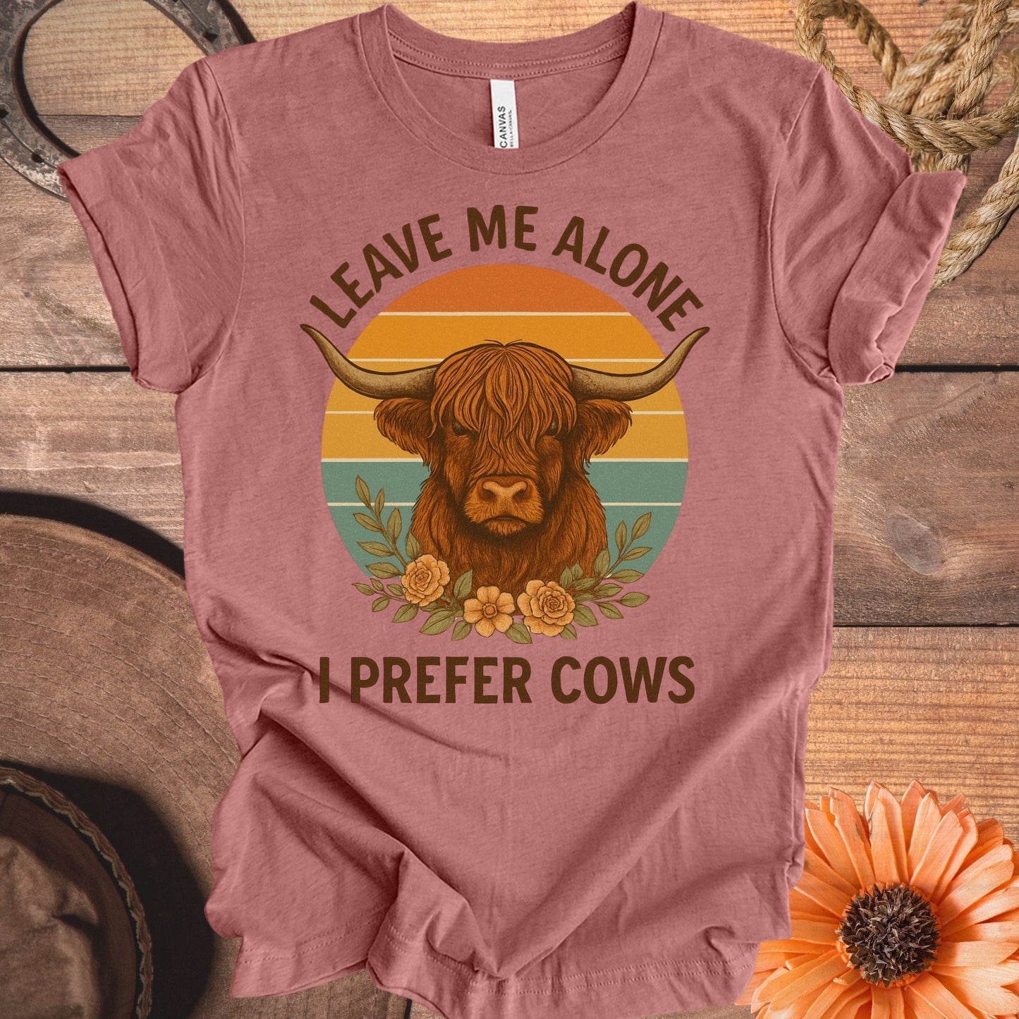 Leave Me Alone I Prefer Cows T-Shirt product
