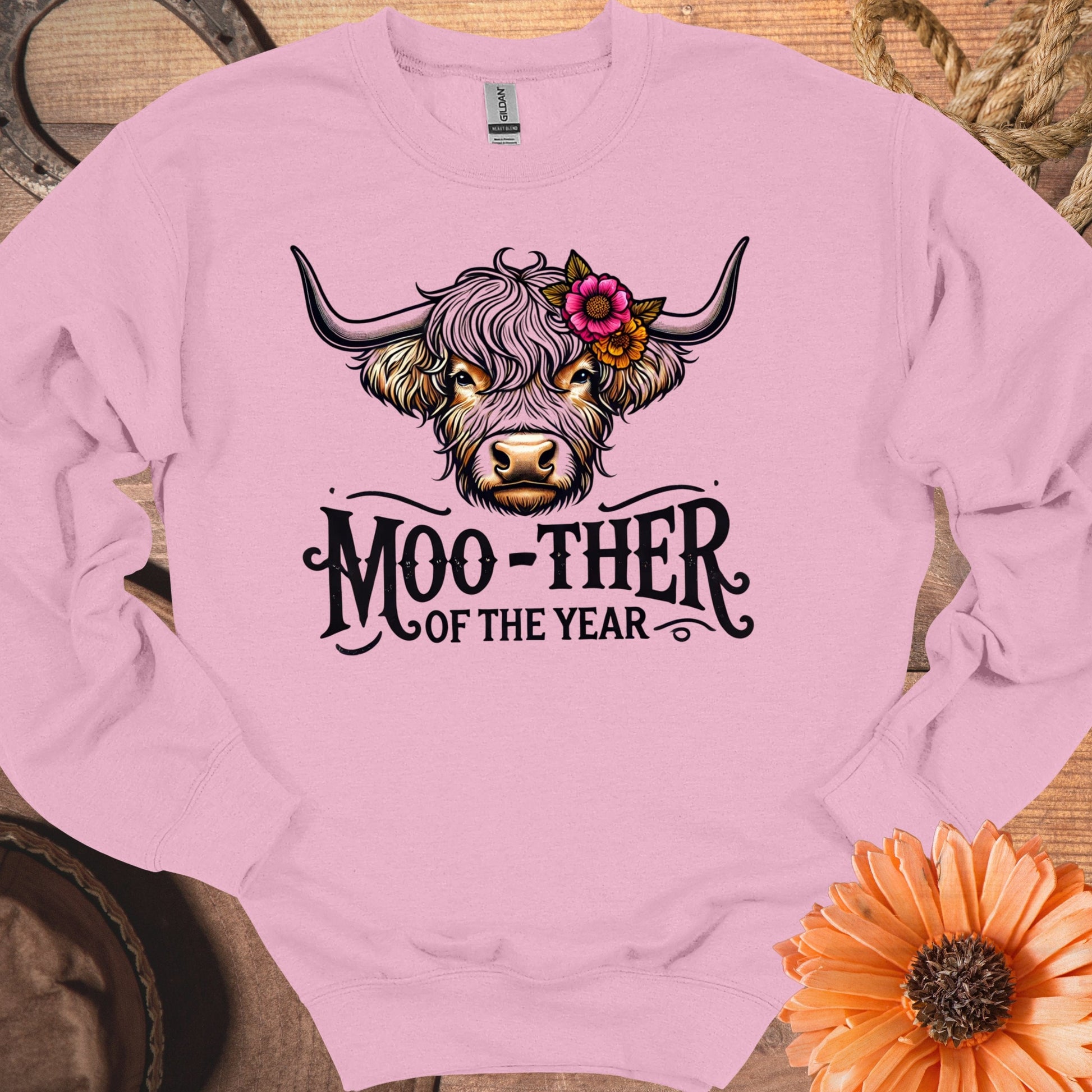 Stylish Moo-ther Of The Year Graphic Sweatshirt product