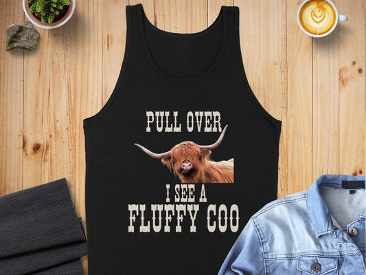 Pull Over I See A Fluffy Coo Tank Top product