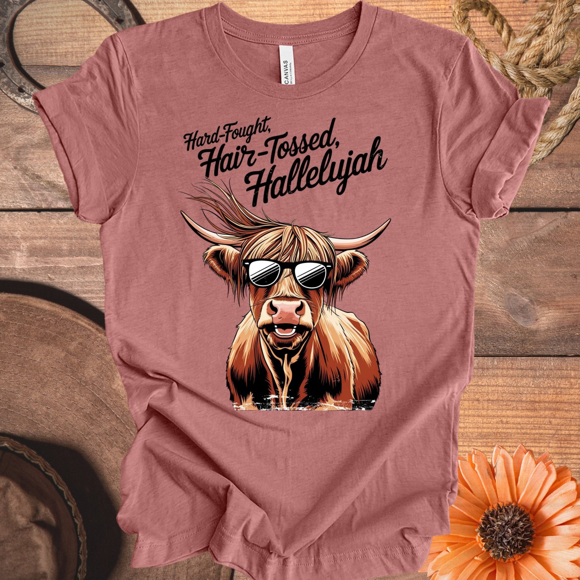 Hard-Fought Hair-Tossed Hallelujah T-shirt product
