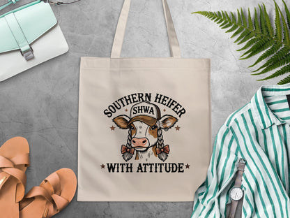 Southern Heifer With Attitude Tote Bag Product Type