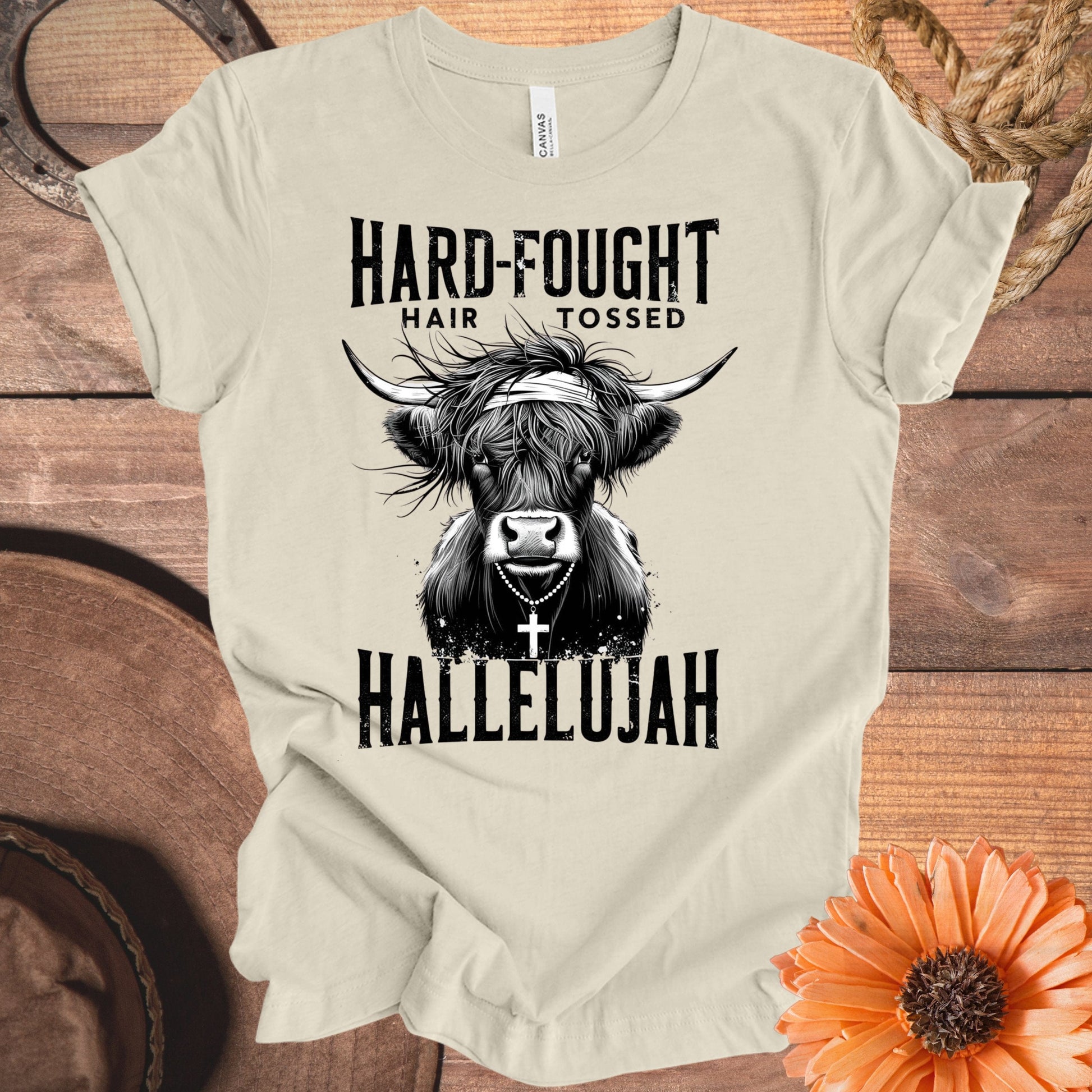 Hard-fought Hair Tossed Hallelujah T-shirt product