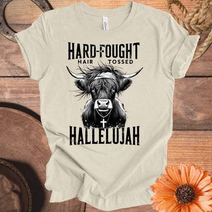 Hard-fought Hair Tossed Hallelujah T-shirt product