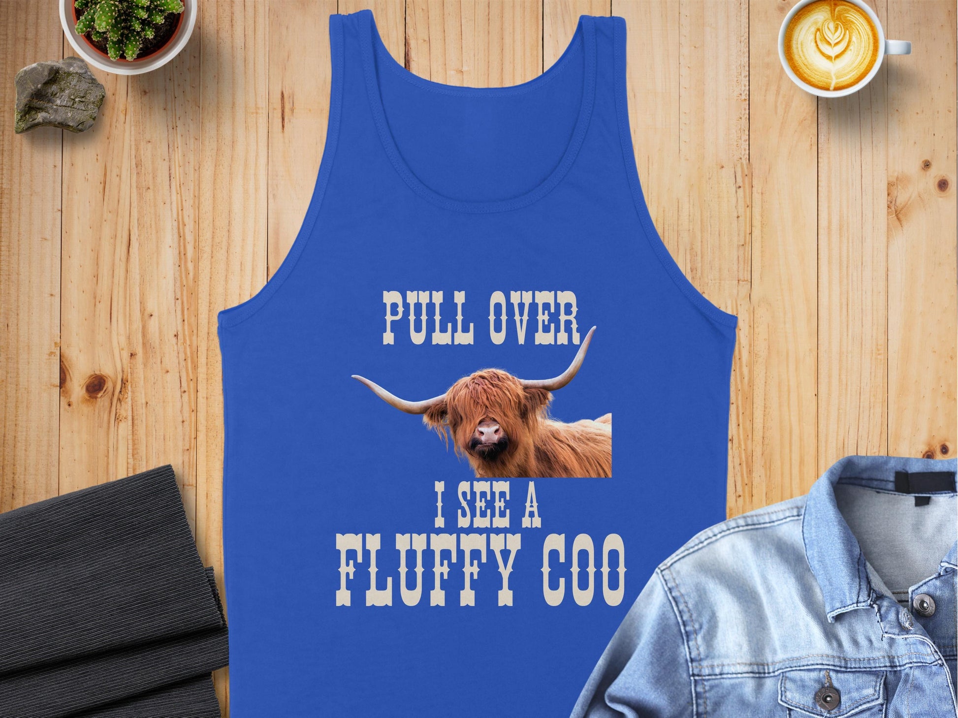 Pull Over I See A Fluffy Coo tank top product