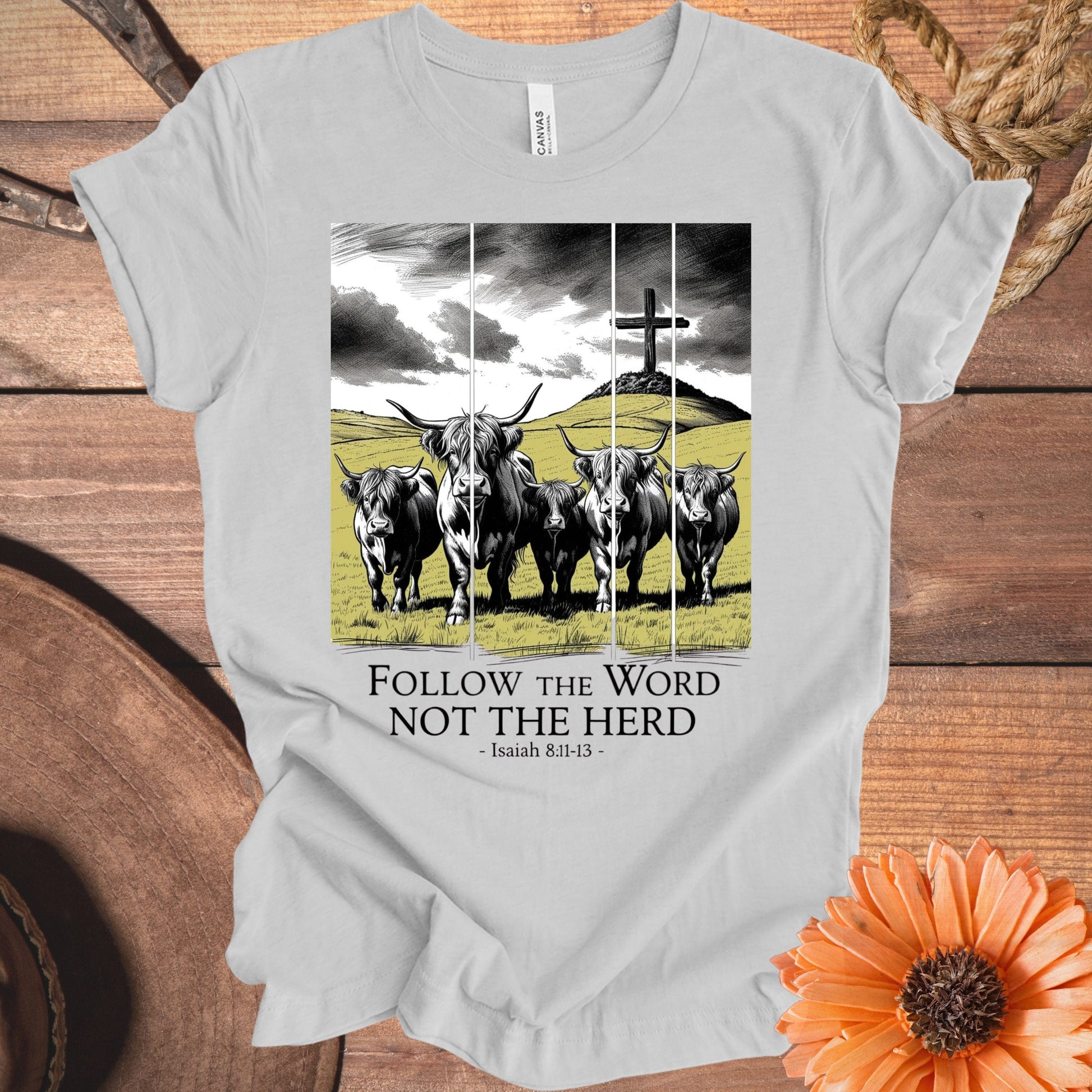 Follow the Word Not the Herd Graphic Tee product type