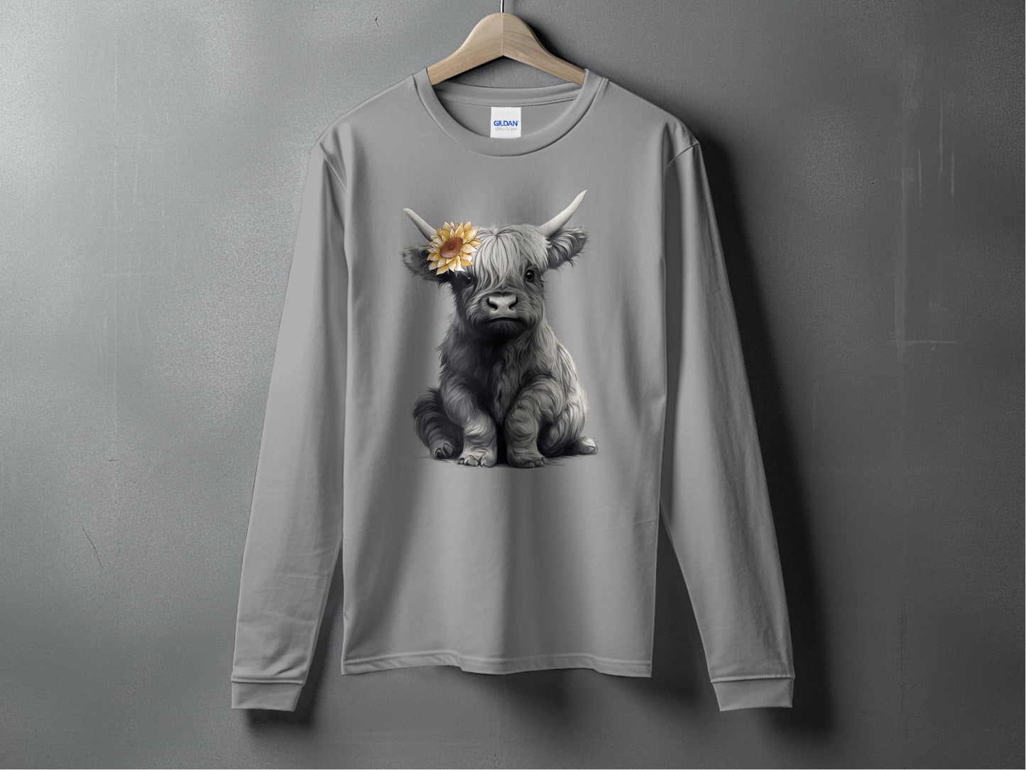 Scottish Highland Cow Long Sleeve Shirt product