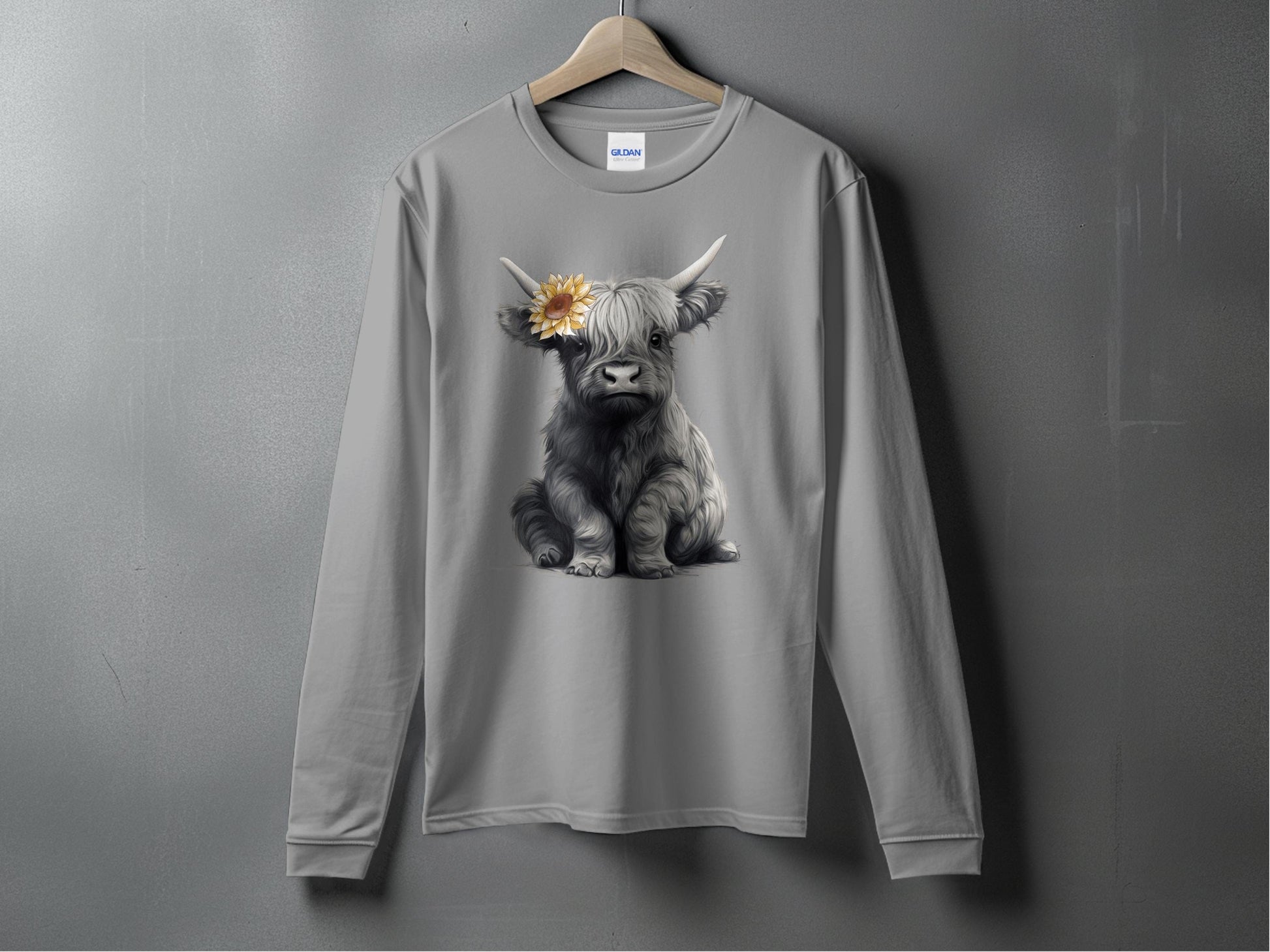 Scottish Highland Cow Long Sleeve Shirt product