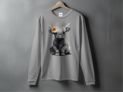Scottish Highland Cow Long Sleeve Shirt product